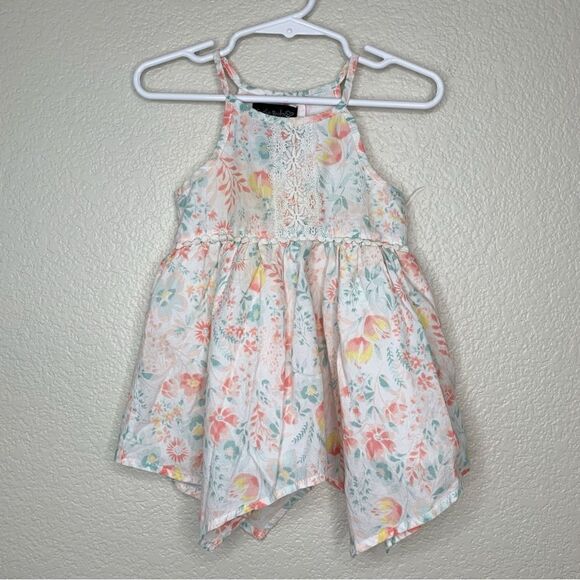 Cynthia Rowley 24 Months Baby Girl Floral Assymetrical Dress - Picture 1 of 10